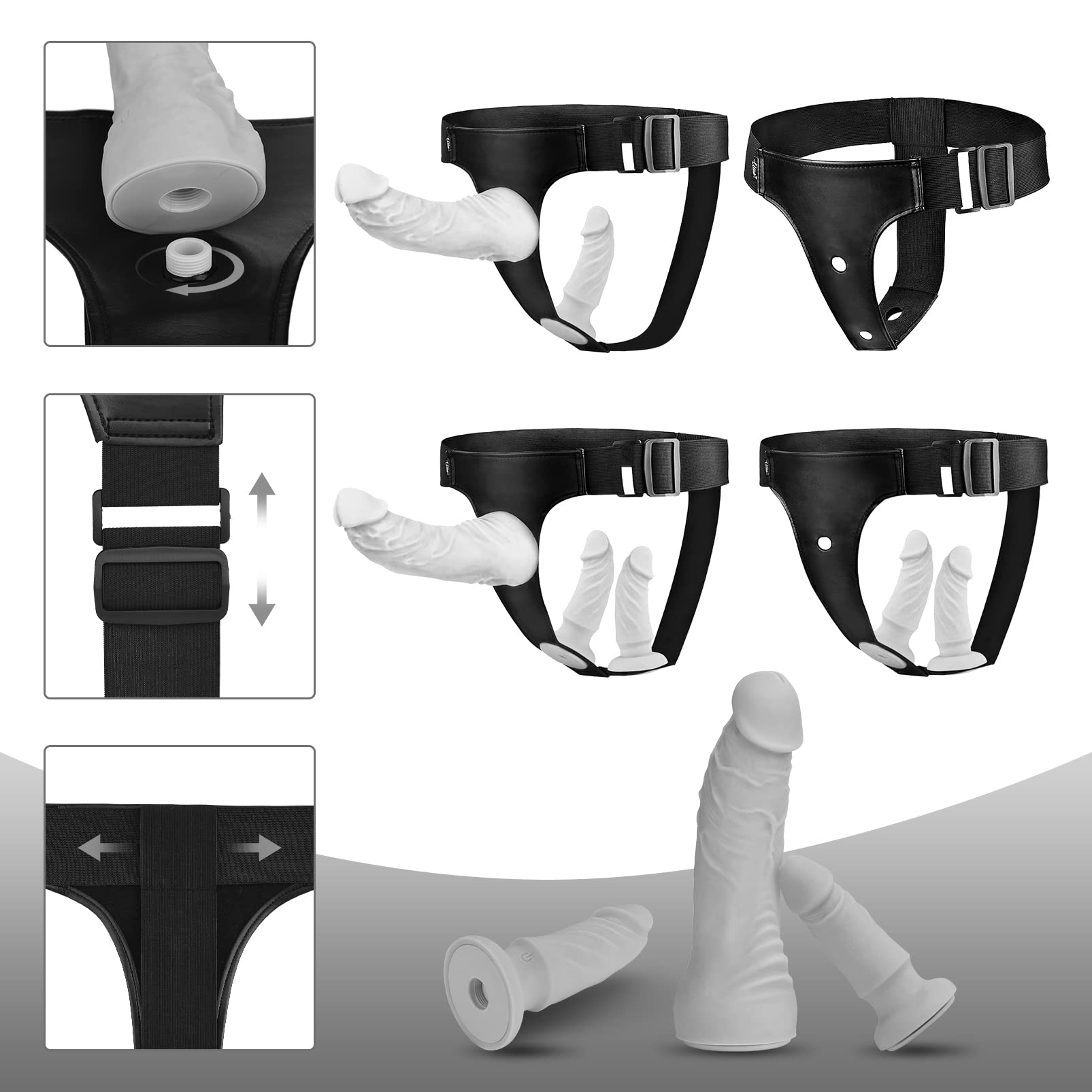 Harness Strap-On Vibration Realistic Dildos