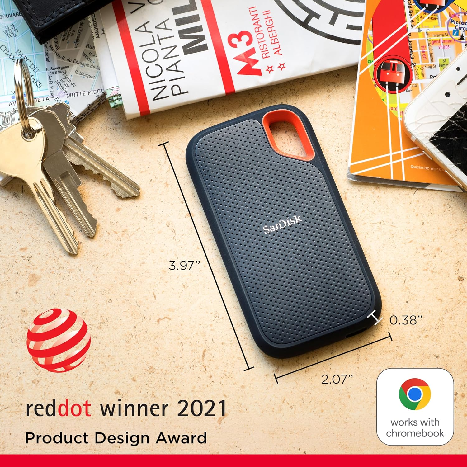 يتميز محرك الأقراص الصلبة المحمول SanDisk Extreme PRO بواجهة USB 4.0، وسرعات قراءة تصل إلى 3800 ميجابايت/ثانية وسرعات كتابة تصل إلى 3700 ميجابايت/ثانية، وتوافق مع الإصدارات السابقة من واجهات USB 3.2 و يتميز محرك الأقراص الصلبة المحمول SanDisk Extreme PRO بواجهة USB 4.0، وسرعات قراءة تصل إلى 3800 ميجابايت/ثانية وسرعات كتابة تصل إلى 3700 ميجابايت/ثانية، وتوافق مع الإصدارات السابقة من واجهات USB 3.2 و