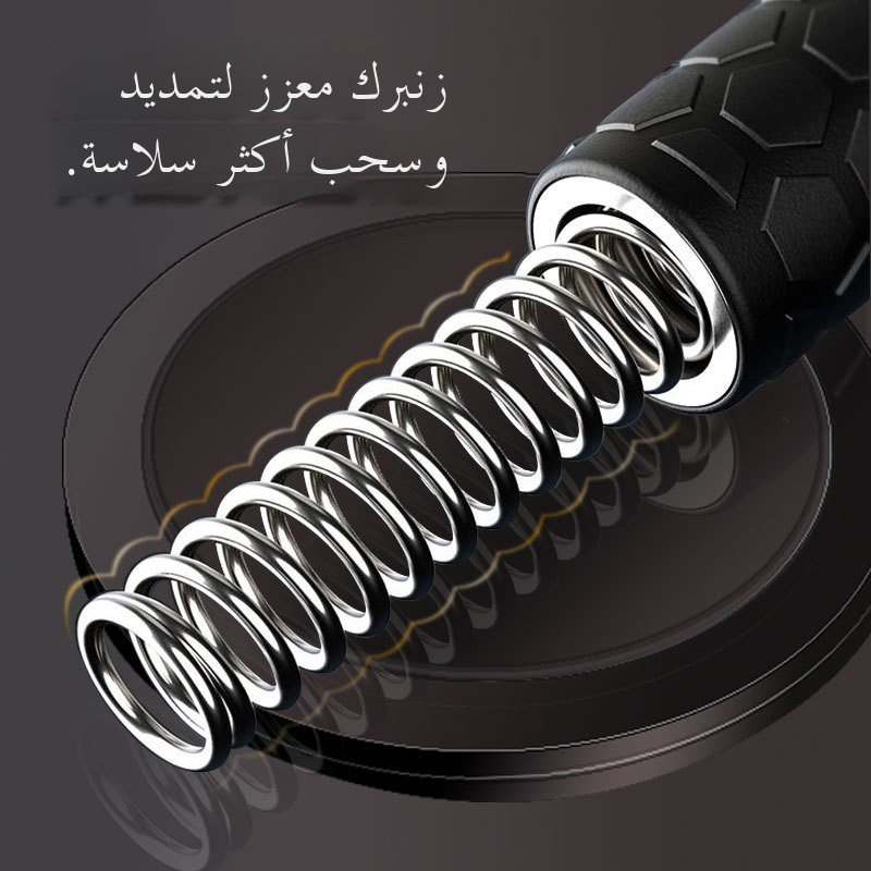 عصا تكتيكية تلسكوبية محمولة ثلاثية الأجزاء مزودة بنابض أوتوماتيكي وكسارة زجاج عصا تكتيكية تلسكوبية محمولة ثلاثية الأجزاء مزودة بنابض أوتوماتيكي وكسارة زجاج